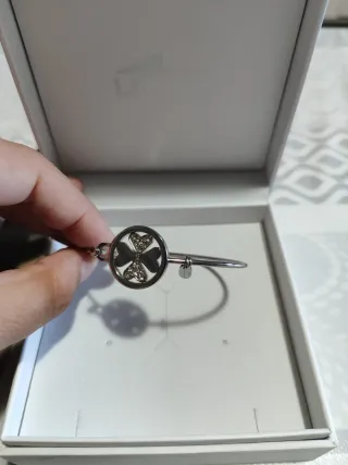 Pulsera Lotus Style Plata Corazones