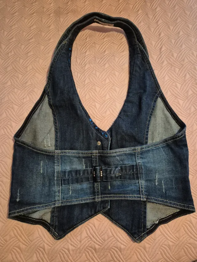 Chaleco vaquero lentejuelas