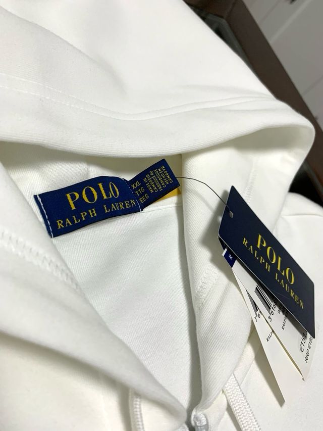Sudadera Polo Ralph Lauren Blanca