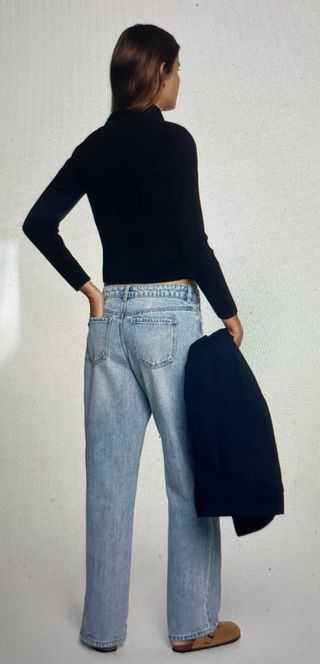 Pantalón vaquero recto Talla XS