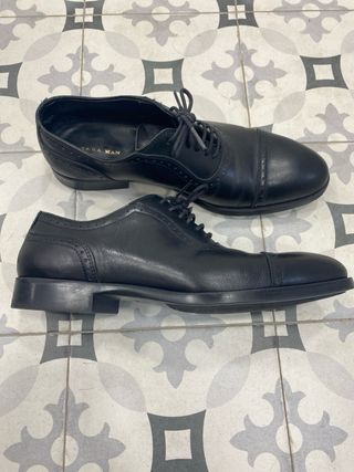Zapatos de piel negros Zara Hombre