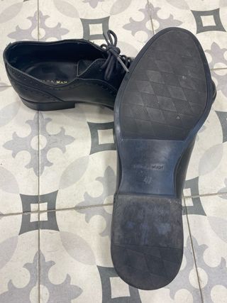 Zapatos de piel negros Zara Hombre
