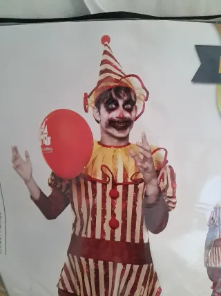 Disfraz Payaso Loco Premium Talla S