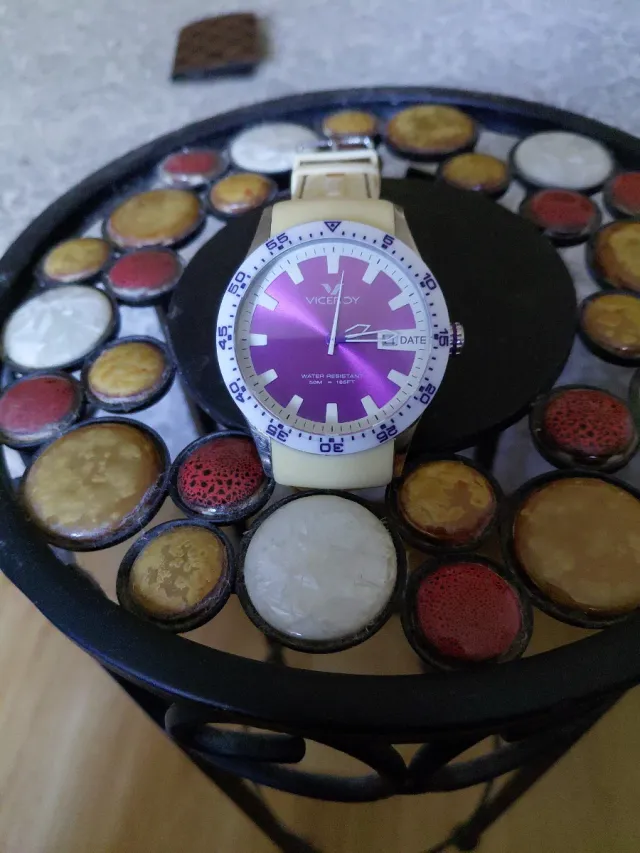 Reloj Viceroy Mujer Beige y Morado