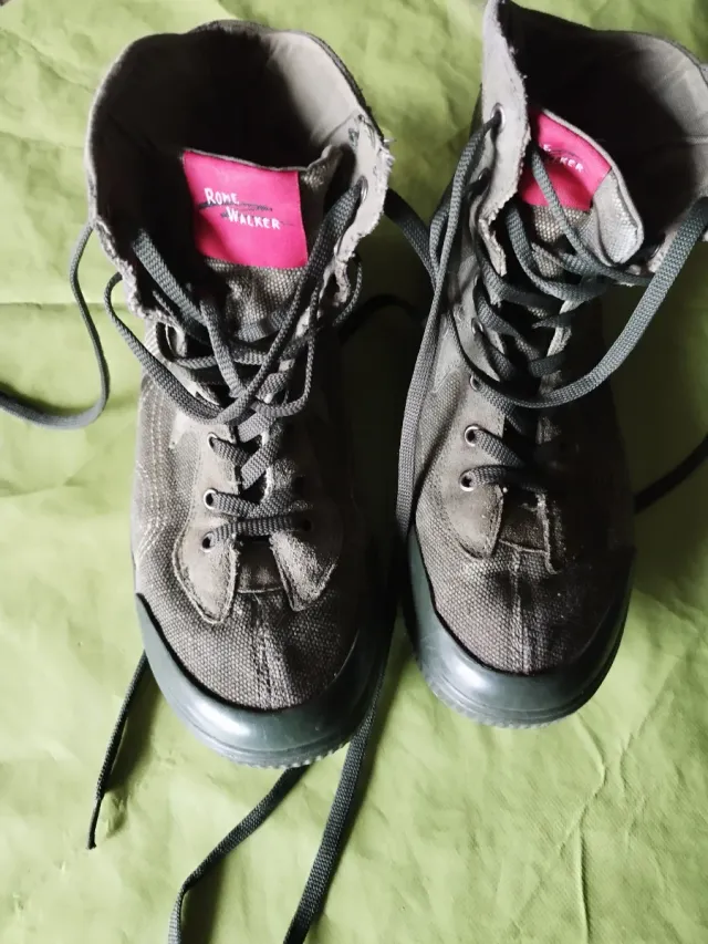 Zapatillas altas Rome Walker verde oliva