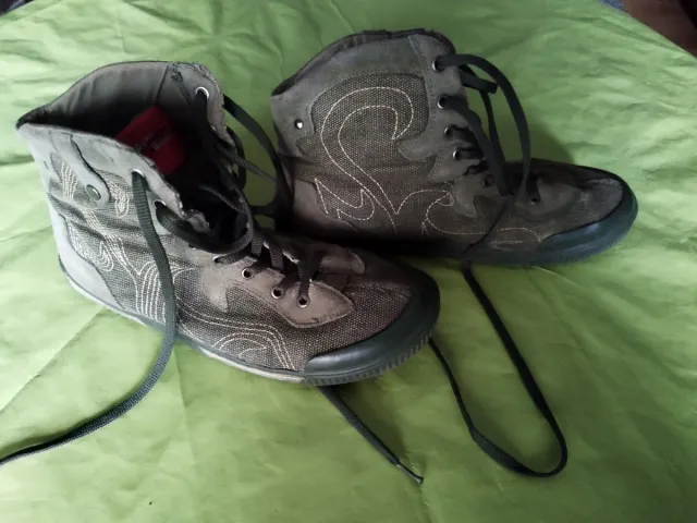 Zapatillas altas Rome Walker verde oliva