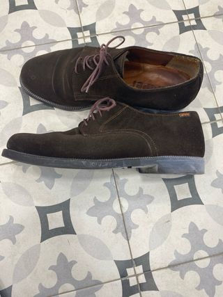 Zapatos Camper Ante Marrones