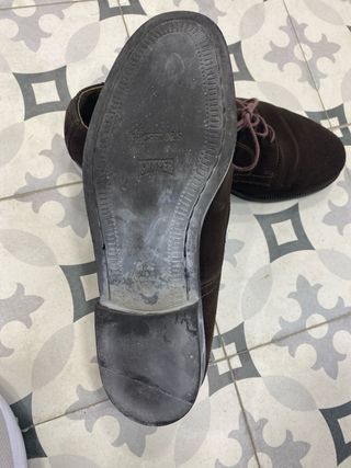 Zapatos Camper Ante Marrones