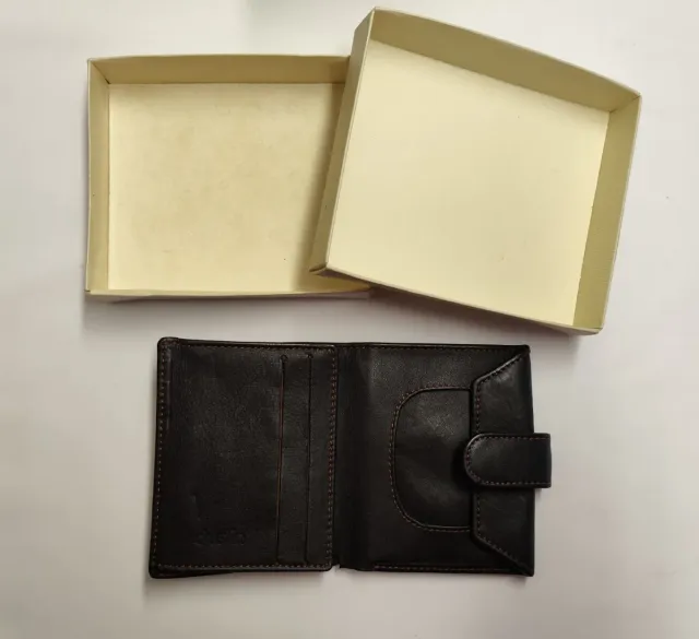 Cartera billetero de piel para hombre