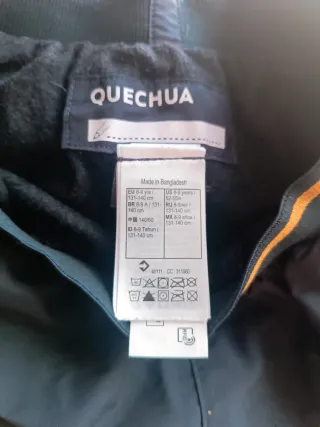 Pantalón niño forrado Quechua 8-9 años