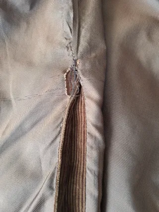 Abrigo de pana para hombre marrón