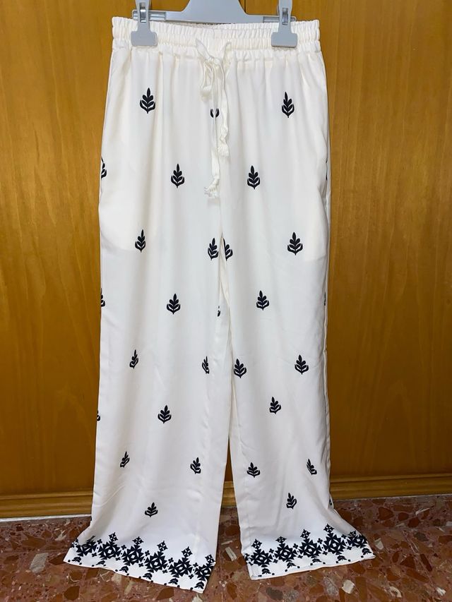 Pantalones anchos Shein estampados mujer