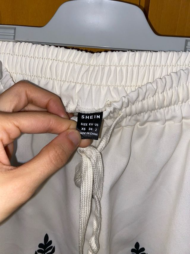 Pantalones anchos Shein estampados mujer