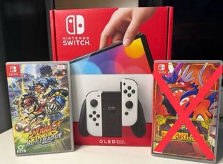 NINTENDO SWITCH OLED + 1 JUEGO