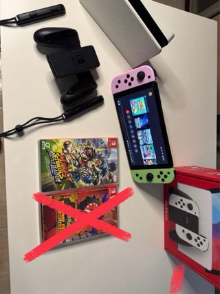 NINTENDO SWITCH OLED + 1 JUEGO