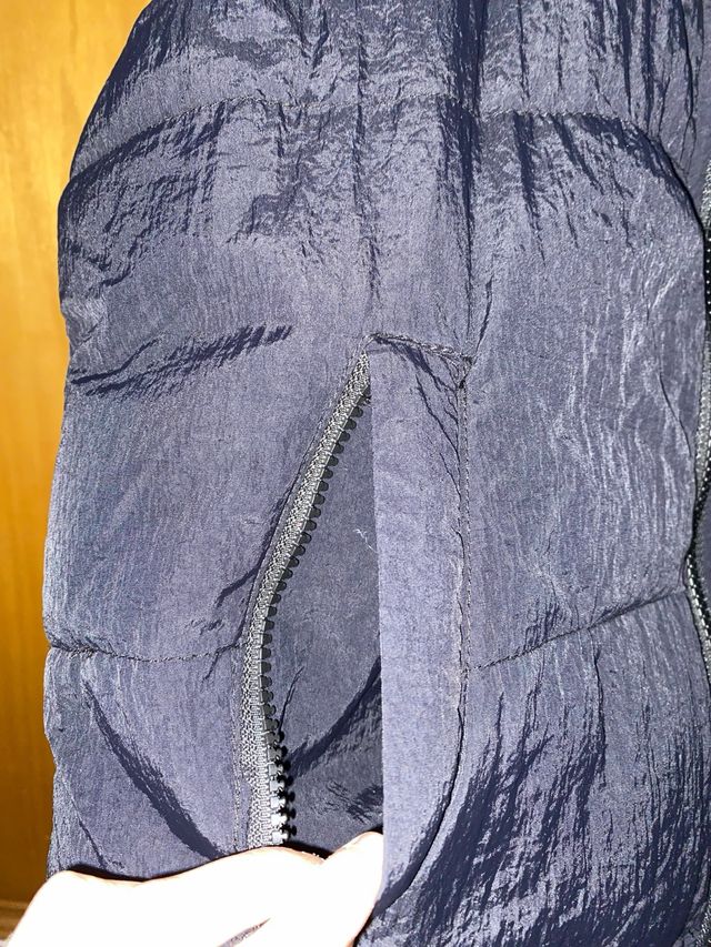 Chaleco acolchado capucha mujer Pull&Bear negro