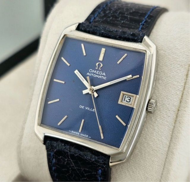 Omega De Ville Automático Azul 33mm.