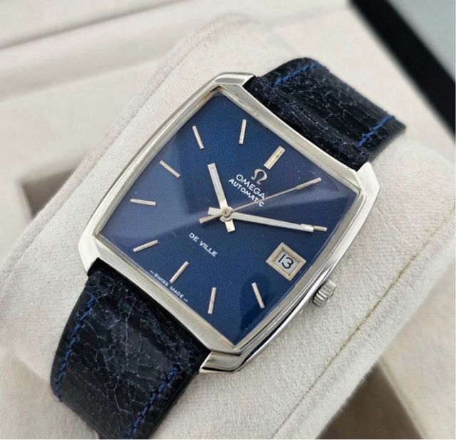 Omega De Ville Automático Azul 33mm.