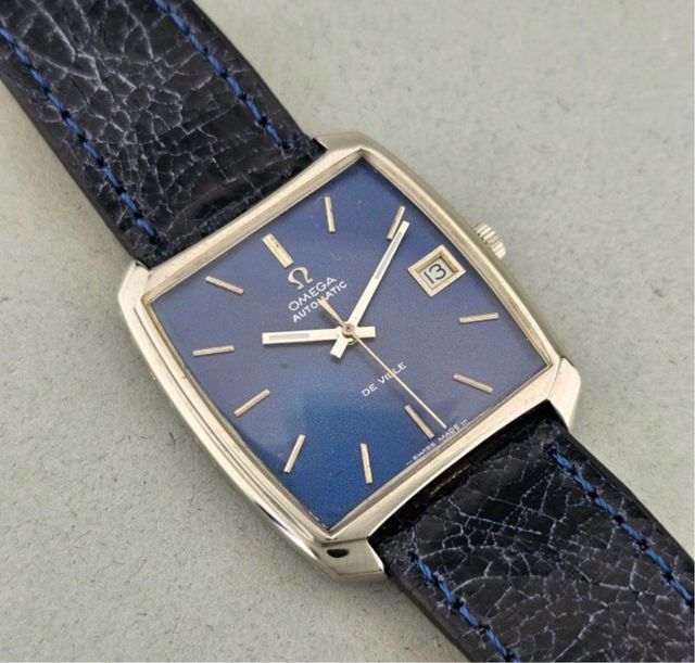 Omega De Ville Automático Azul 33mm.
