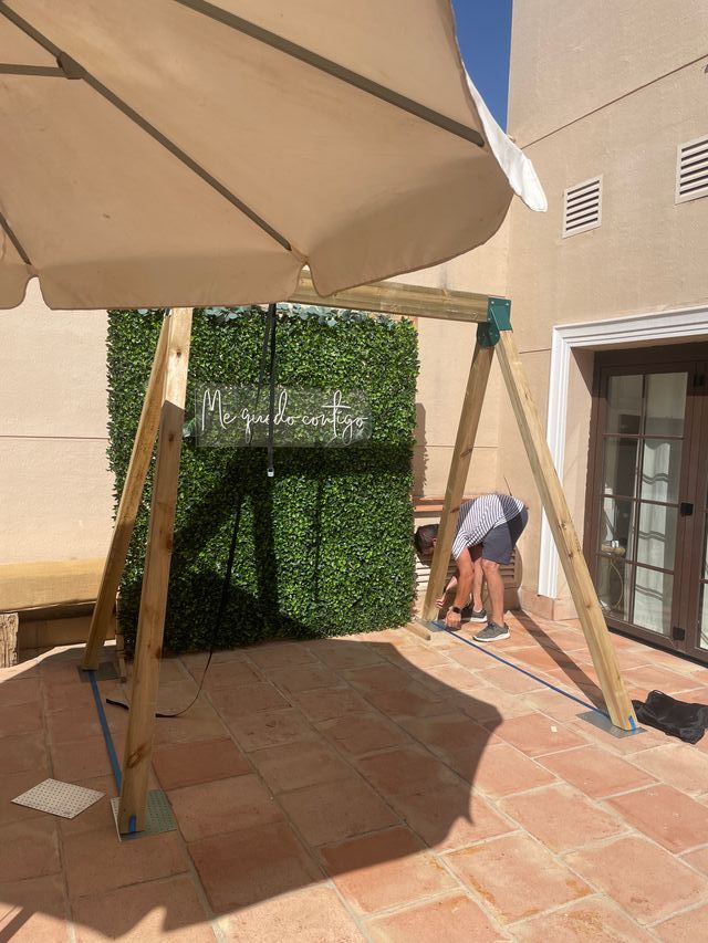 Columpio telesilla de esquí restaurado