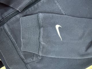 Felpa Nike con cappuccio blu e bianca