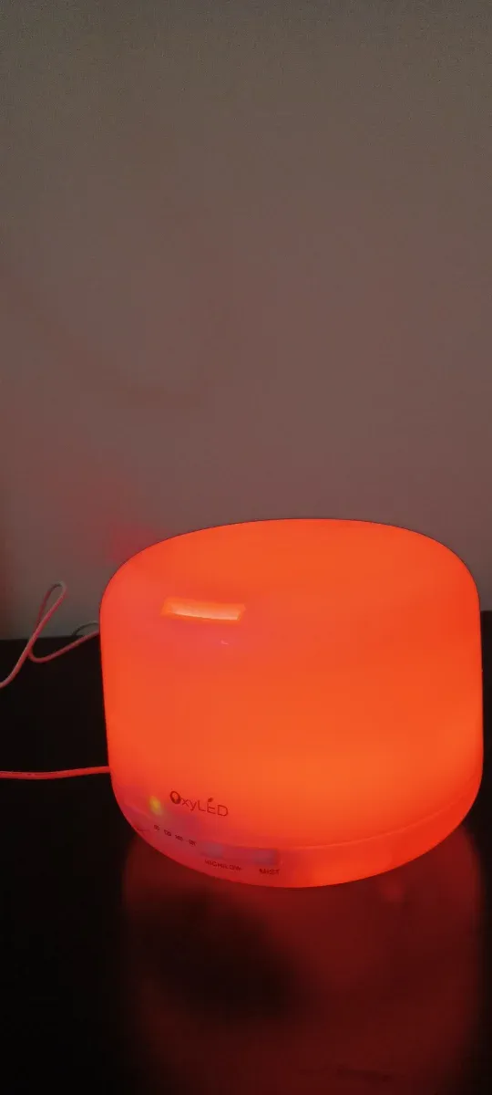 Diffusore di aromi OxyLED bianco cromoterapia