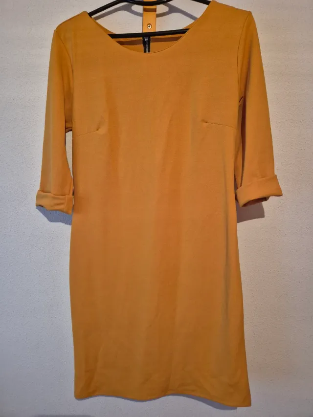 Vestido Mostaza Invierno Talla Única