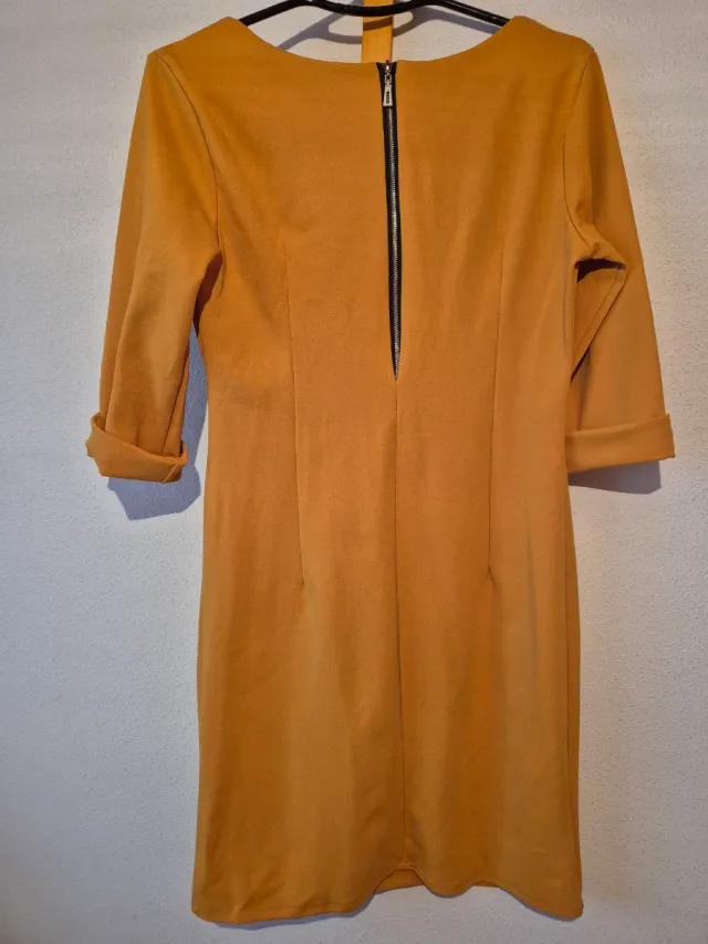 Vestido Mostaza Invierno Talla Única