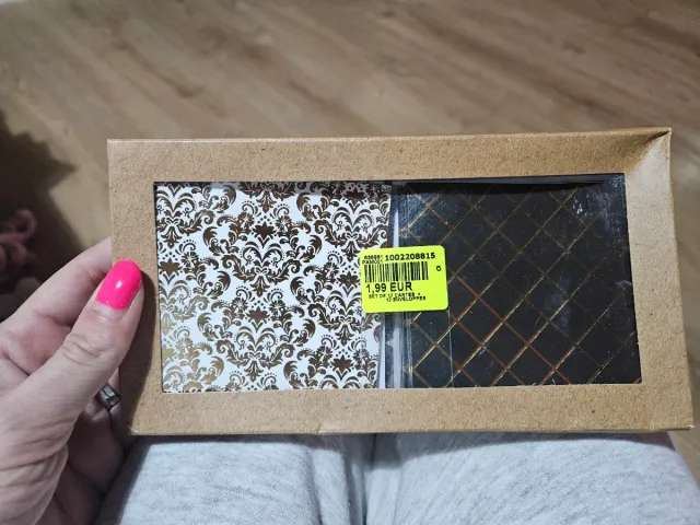 12 Postales Pequeñas con Sobres