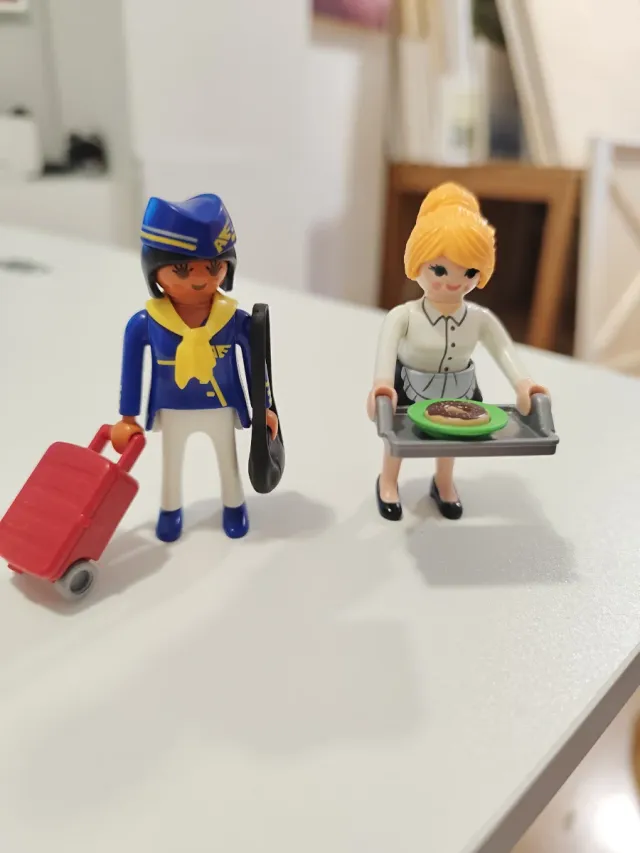 Figuras Playmobil: Tripulación y Camarera
