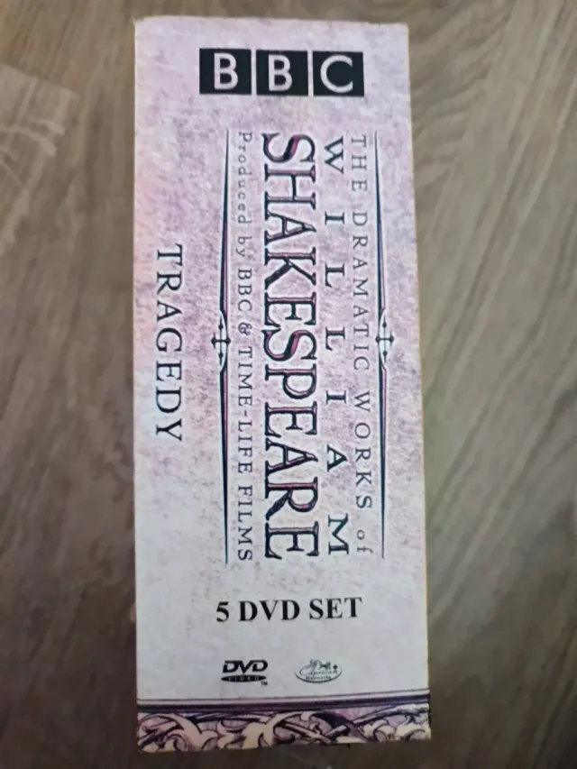 5 DVDs Tragedias Shakespeare (BBC)