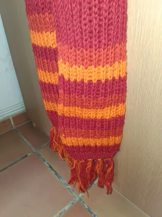 Bufanda de lana hecha a mano