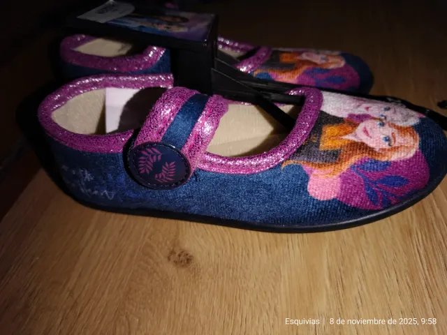 Pantuflas Frozen Niña Talla 28