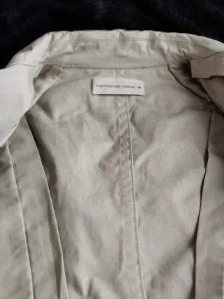 Chaqueta Beige Purificación García Talla 38