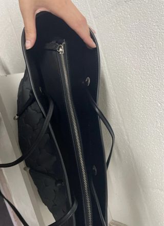 Borsa in vera pelle nera