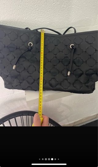 Borsa in vera pelle nera