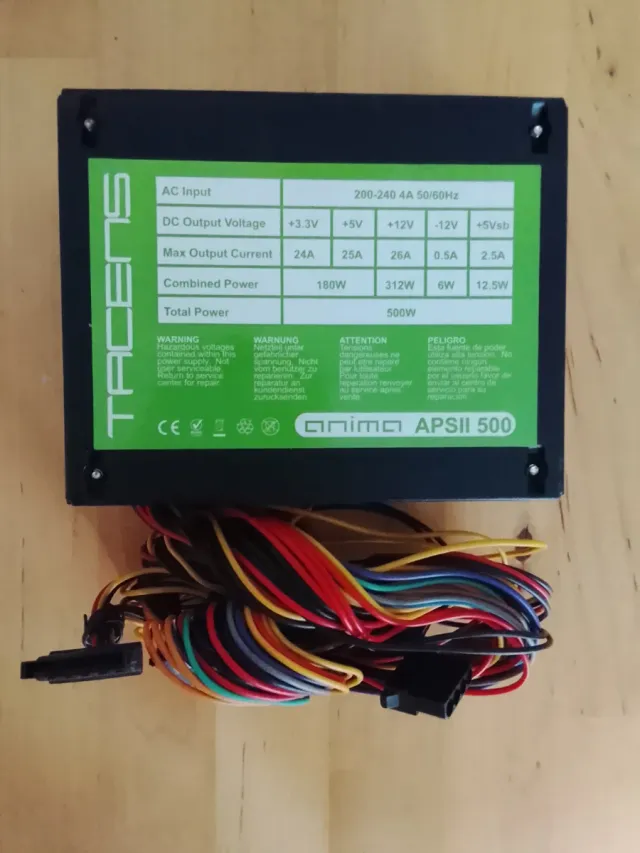 Fuente Alimentación Tacens 500W APSII 500