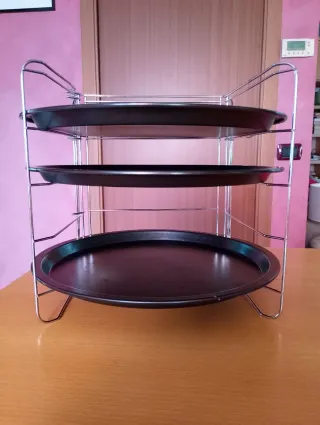 Set 3 Teglie per Pizza