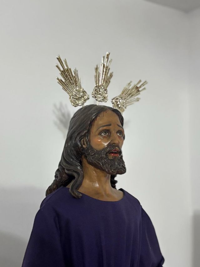 Virgen y Cristo Oración Huerto