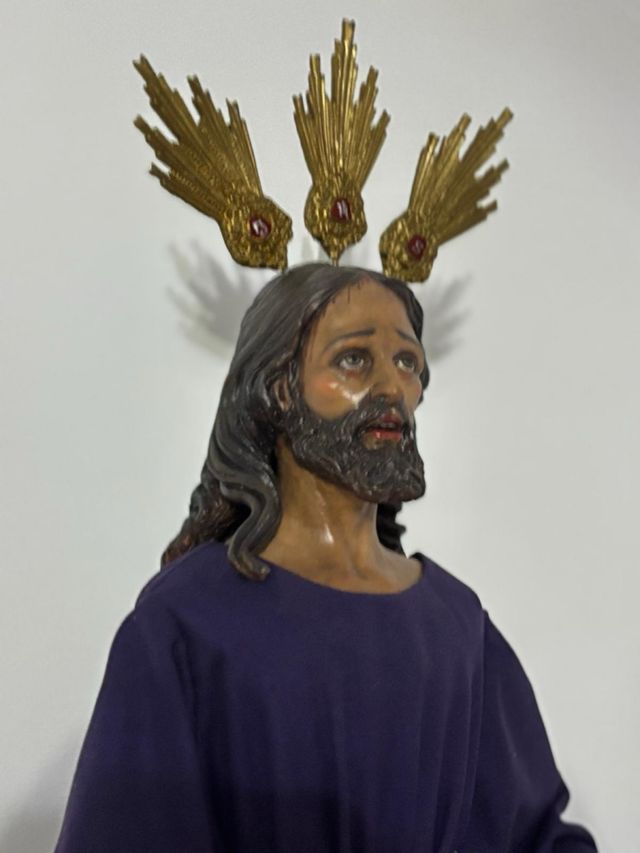 Virgen y Cristo Oración Huerto