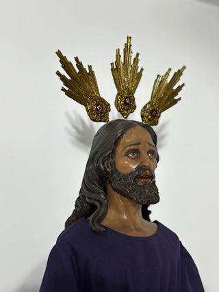 Virgen y Cristo Oración Huerto