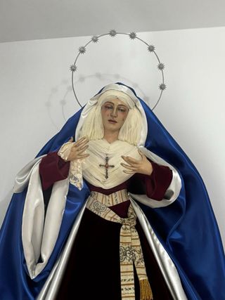 Virgen y Cristo Oración Huerto