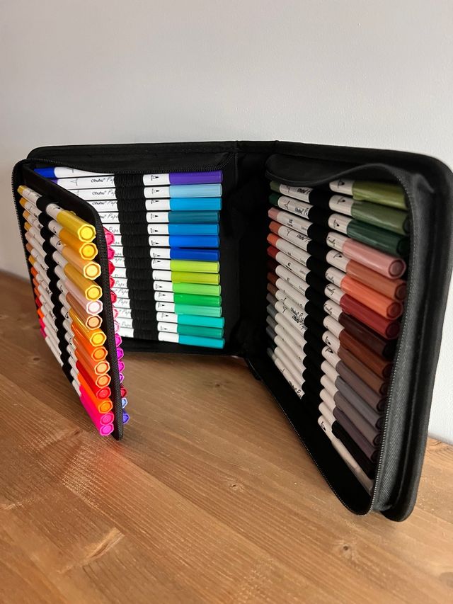 Ohuhu 60 Rotuladores Doble Punta