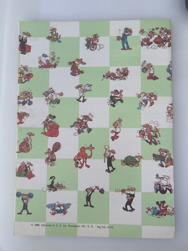 Cuaderno Mortadelo, año 1989