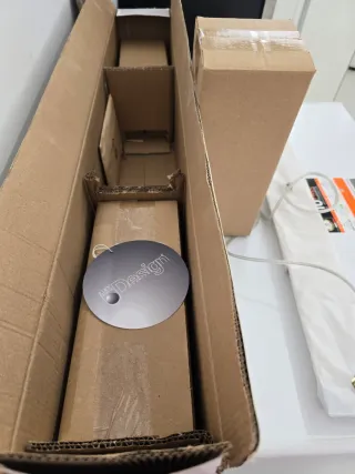 Lampadario moderno oro 3 luci