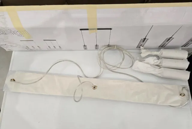 Lampadario moderno oro 3 luci