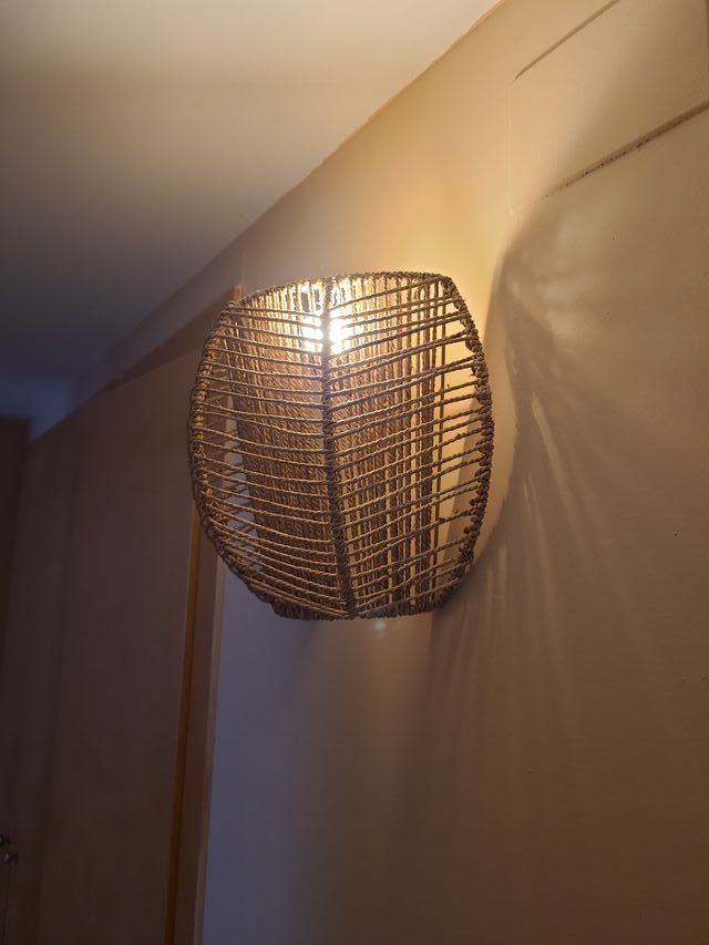 Lámpara de pared Ikea Jute Beige