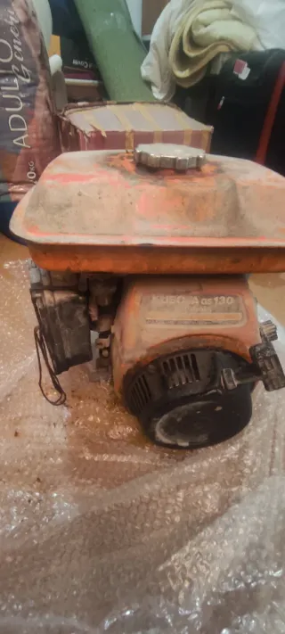 Motor antiguo hormigonera.