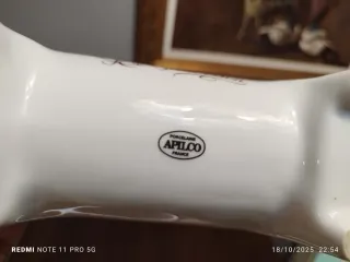 1 Posa Salsichon y 1 Paté Porcelana Francesa