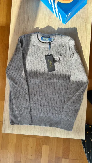 Jersey Polo Ralph Lauren Gris Talla M